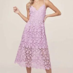 ASTR the Label Lace Midi Dress